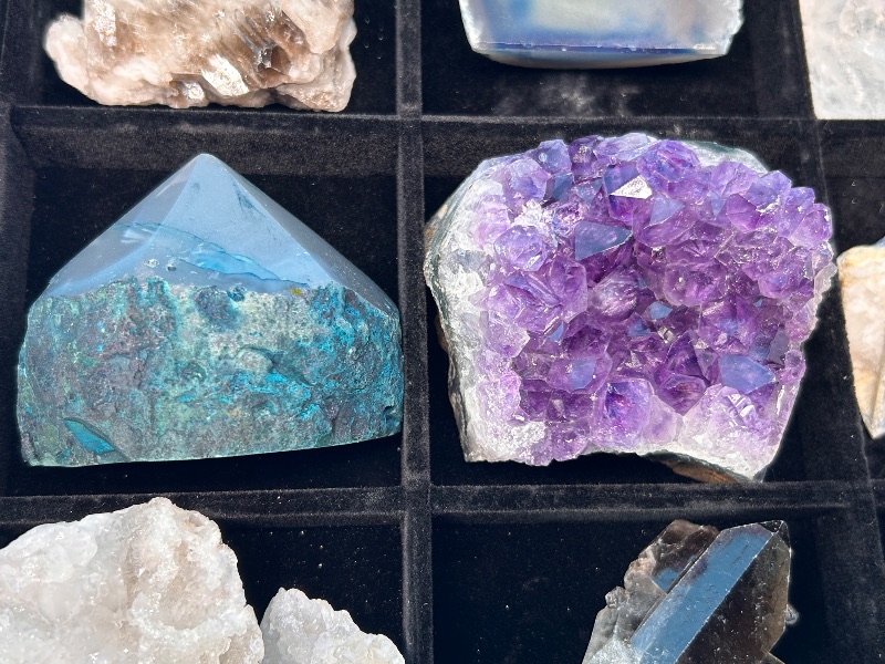 Photo 1 of 594103…large rock collection-amethyst, agate, smokey quartz, celestite and more
