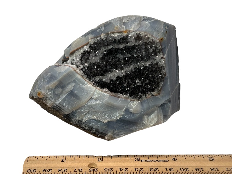 Photo 1 of 594111…4” agate with Druzy crystal 