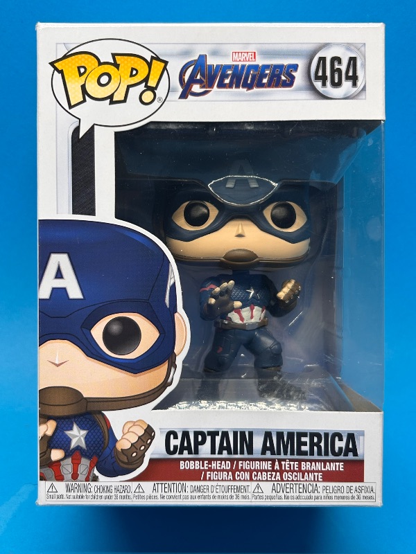 Photo 1 of 594126… Funko Pop Captain America bobble-head figure 