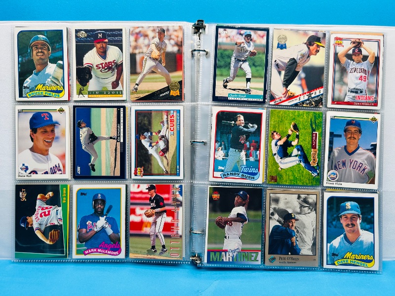 Photo 1 of 594498… final sale 288 baseball cards no return or refund in binder