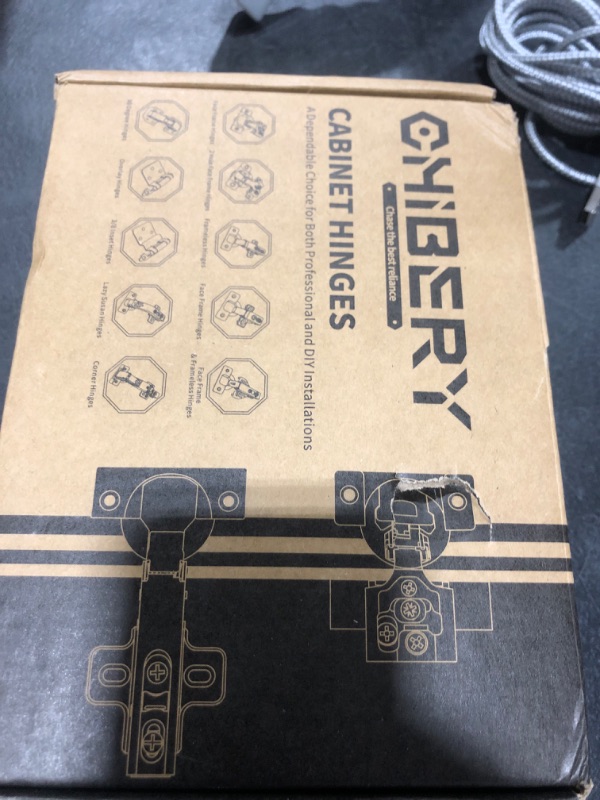 Photo 1 of Chibery 10 Pack Frameless Full Overlay Soft Close Concealed European Hinges, Self Closing Satin Nickel, 105 ° Open Angle 4D Adjustment, Speed Control, Clip On, Stainless Steel for Cabinet Door