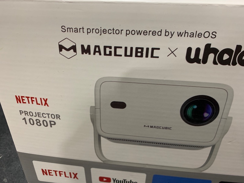 Photo 1 of [Netflix Licensed] 4K Projector with Wifi and Bluetooth, Built-in Android 13, Smart 1080P Projector, Auto Focus&Auto Keystone Correction with Voice Control Movie Projector for HomeTheater/Outdoor