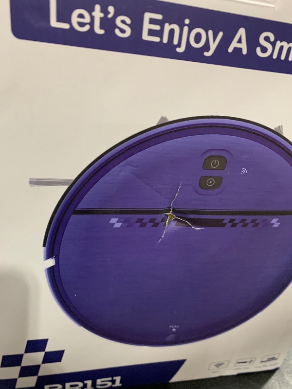 Photo 1 of Robot Vacuum and Mop Combo, 2-in-1 Mopping Robot Vacuum Cleaner with 2300Pa Suction, 2.87'' Slim Design, Wi-Fi/App/Voice Control, 3D Obstacle Avoidance&Self-Charging for Hard Floors, Carpets, Pet Hair