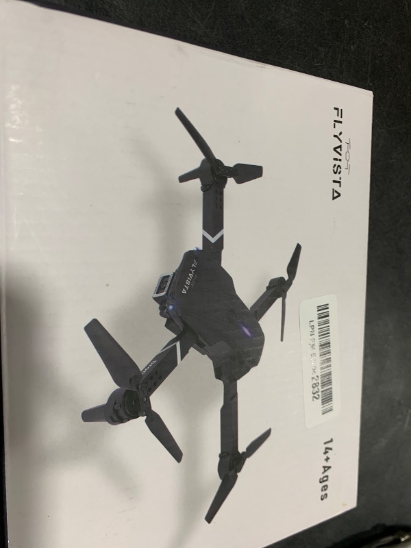 Photo 1 of FLYVISTA Mini Drone with Camera for Adults Kids, 1080P WiFi FPV Camera Drone with 3 Batteries, One-Click Take Off/Landing, Altitude Hold, Headless Mode, 360° Flips, 3-Gear Speeds, Emergency Stop, Carrying Case, Toys Gifts for Kids and Adults Beginner