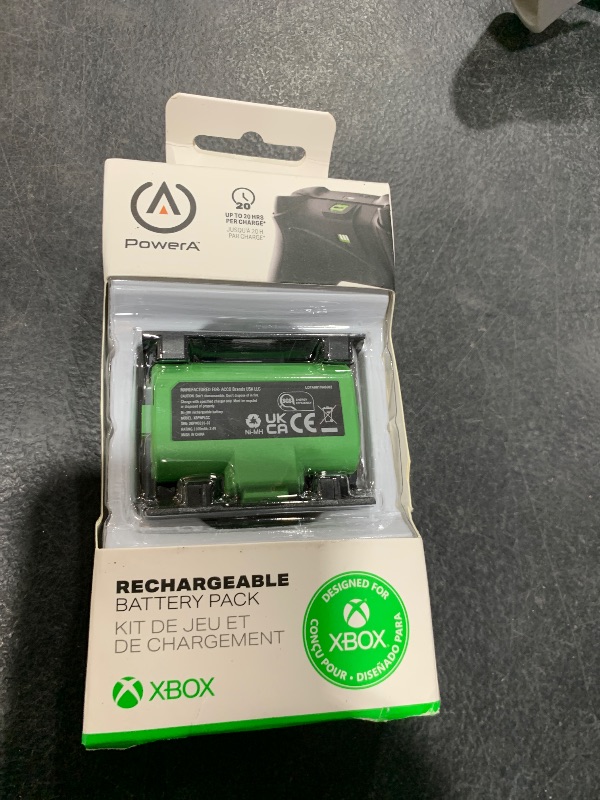 Photo 1 of PowerA Rechargeable Battery Pack for Xbox Series X|S and Xbox One Controllers, Officially Licensed (Amazon Exclusive)
