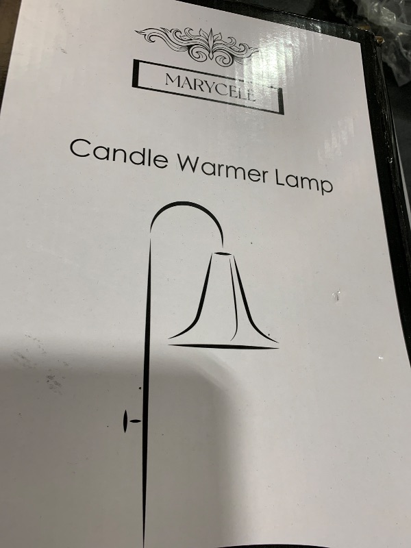 Photo 1 of Marycele Black Candle Warmer Lamp with Timer, Height Adjustable Electric Lamp Candle Warmer, Black Home Room Decor Aesthetic Gifts for Women