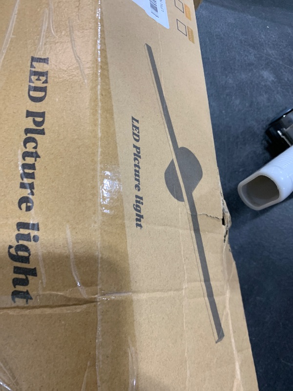 Photo 1 of ZitoStory Battery Operated Picture Light with Remote,Wireless Dimmable Art Lights for Paintings Rechargeable Gallery Light Artwork Lighting for Canvas, Portrait (Black,16'' Inch)