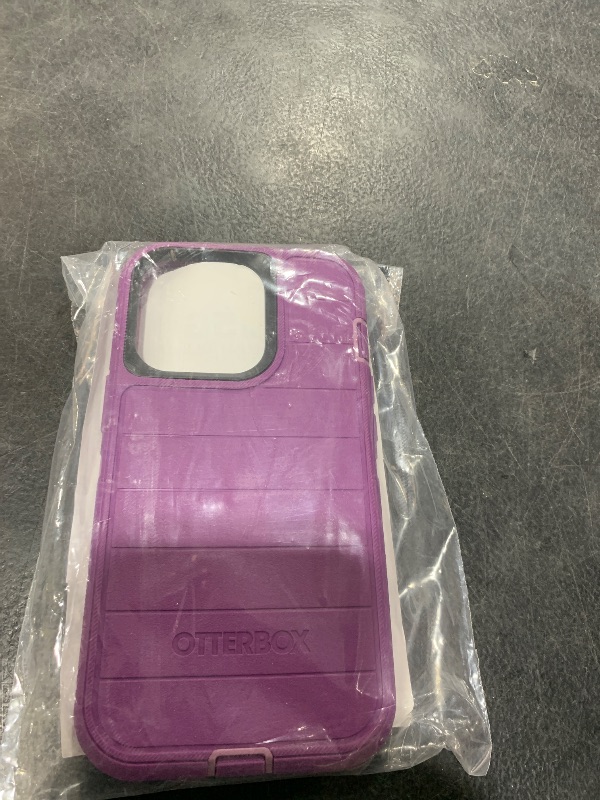 Photo 1 of OtterBox Defender Series Rugged Case for iPhone 13 PRO (NOT 13/13 Mini/13 Pro Max) Case Only - Non-Retail Packaging - Happy Purple - with Microbial Defense