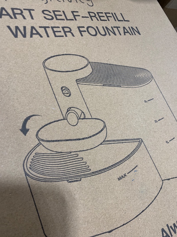 Photo 1 of GOYJOY Smart Pet Water Fountain,Filterless Cat Water Fountain No Filter,3L/102oz Ultra Silent Cat Fountain,Sewage Separation & Always Fresh Water(Includes A Silicone Food Mat)
