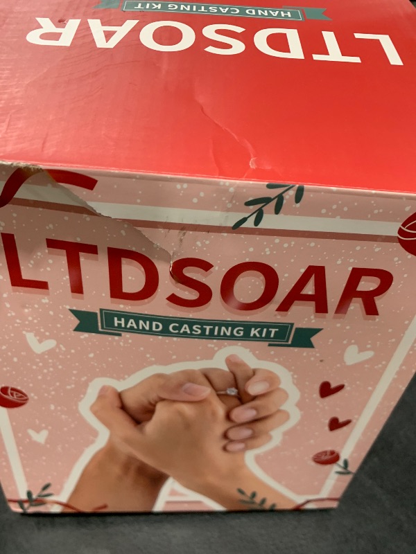 Photo 1 of LTDSOAR Hand Casting Kit, Couples with Practice Kit, Hand Mold Kit for Adults & Kids, Romantic Anniversary Wedding Birthday for Her or Him,Boyfriend Girlfriend Unique