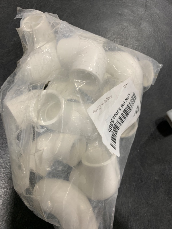 Photo 1 of Rainbow Dream 1/2-Inch 90 Degree PVC Pipe Elbow - 15 Pack, White