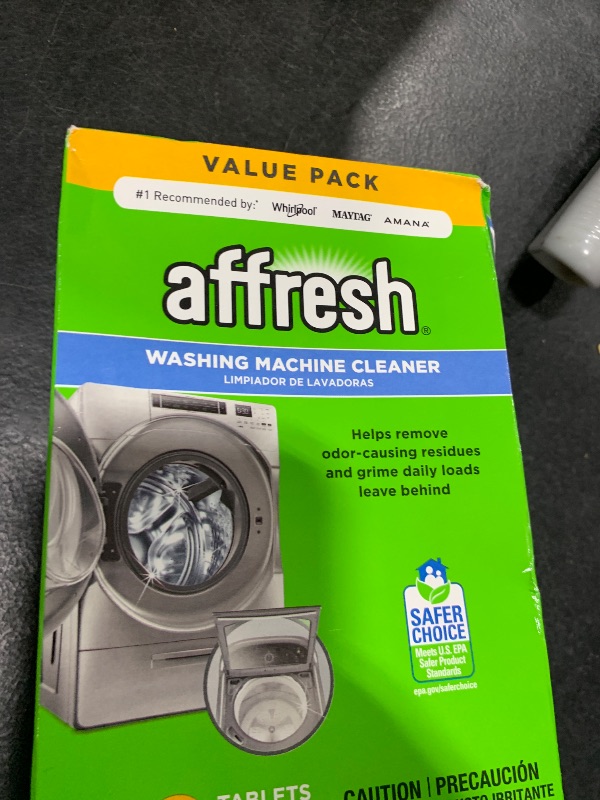 Photo 1 of Affresh Washing Machine Cleaner, Cleans Front Load and Top Load Washers, Including HE, 6 Tablets