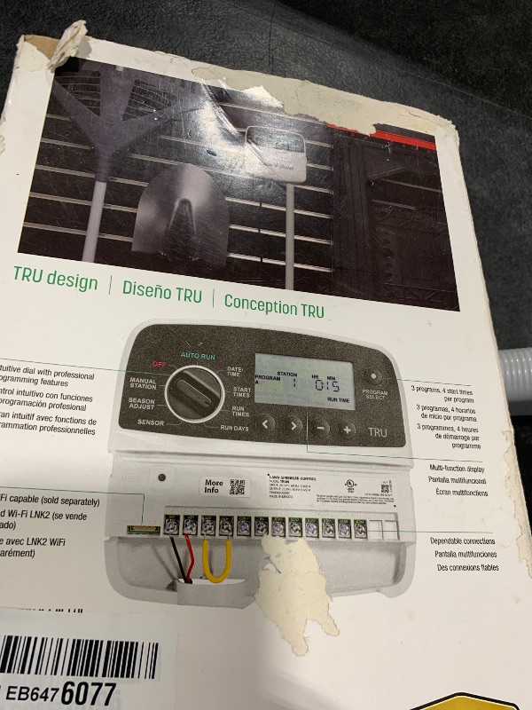 Photo 1 of Rain Bird TRU6I Program-Based Indoor Irrigation Sprinkler Controller/Timer, WiFi Ready, 6-Zone/Station