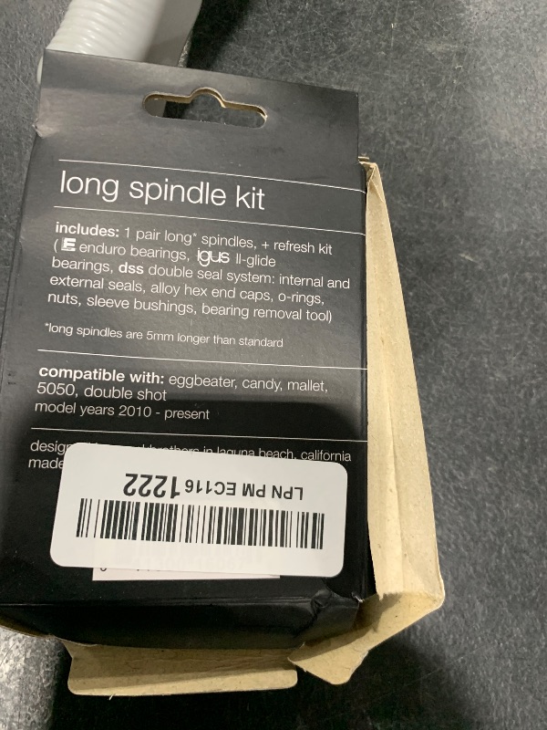 Photo 1 of Crankbrothers Long Spindle Kit, Black
