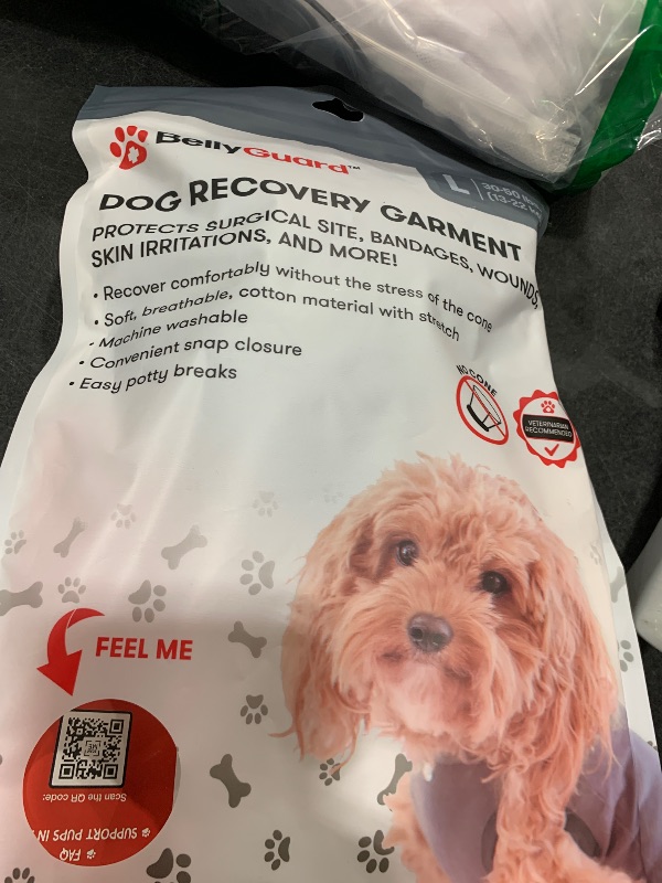 Photo 1 of BellyGuard Recovery Suit for Dogs, Comfy Dog Surgery Suit, Female Spay and Male Neuter Onesie for Post-Op Care