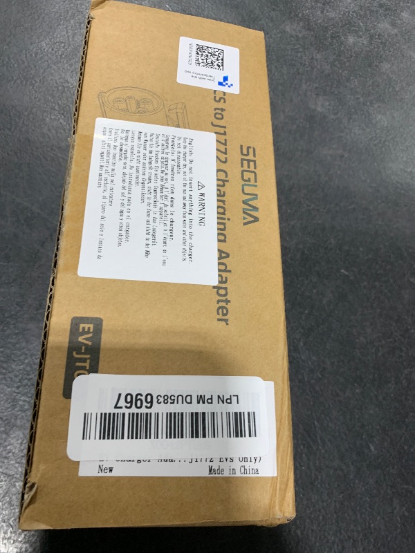 Photo 1 of EV Charger Adapter for Tesla to J1772, Up to 60A 250V, IP65, NACS to J1772 Adapter, J1772 EV Charging Adapter Compatible with Tesla Wall Connector/Tesla Destination/Mobile Charger (for J1772 EVs Only)
