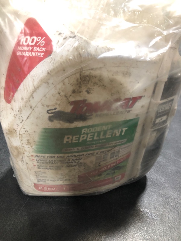 Photo 1 of Tomcat Repellents Rodent Repellent Ready-to-Use, For Indoor and Outdoor Mouse and Rat Prevention with Peppermint, Cinnamon and Garlic Essential Oils, 1 gal.