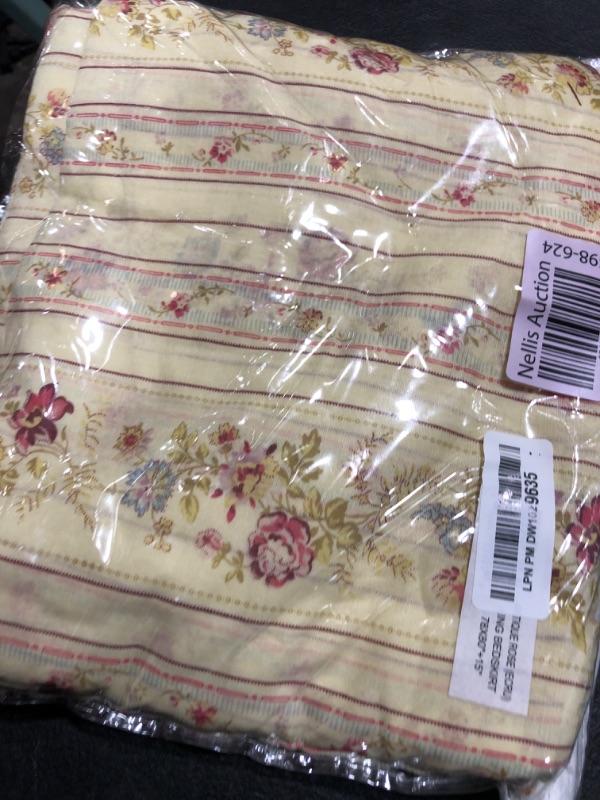 Photo 1 of Greenland Home Antique Rose Bed Skirt, King, Multi