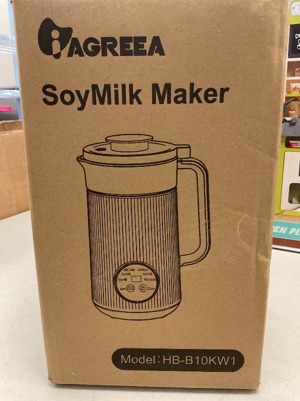 Photo 1 of IAGREEA Automatic Nut Milk Maker Machine, 35 oz Homemade Almond, Oat, Soy, Plant-Based Milk and Dairy Free Beverages, Almond Maker with 2 Hours Heat Preservation,10 Blade, Keep Warm Countertop Blender