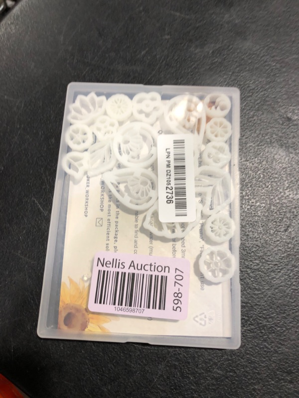 Photo 1 of Keoker Spring Polymer Clay Cutters for Earrings, 20 Shapes Flower Clay Earrings Cutters