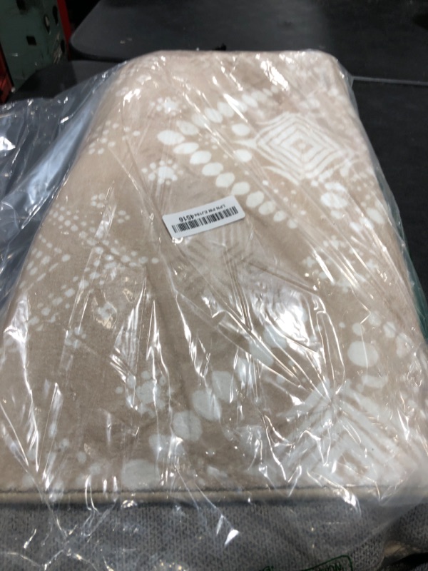 Photo 1 of SONGMICS HOME Area Rug, 3x5 ft Rug for Bedroom, Non-Slip Carpet, Home Decor, for Living Room, Machine Washable, Boho Style, Cappuccino Beige UTAR021K01V1