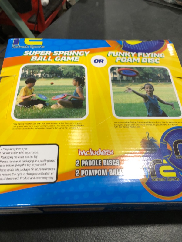 Photo 1 of Toss & Catch Outdoor Games for Kids: Paddle & Disc Sports Play Toys for Ages 5-15, Easter Basket Stuffers for Boys, Fun Gifts for Boys & Girls, Interactive Game for 2025 - Easter Gifts for Kids
