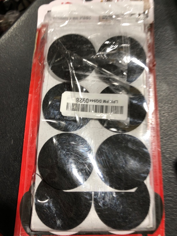 Photo 1 of X-Protector Felt Furniture Pads - 24 Pcs 2" - Round Felt Pads for Furniture Feet - Protect Hardwood Floors! (Black)