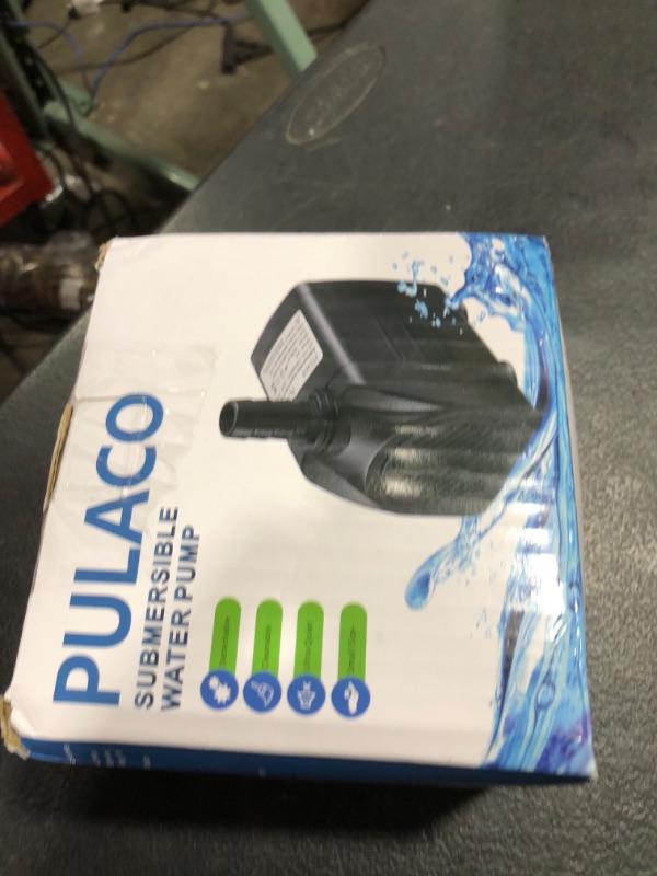 Photo 1 of Knifel Submersible Pump 450GPH Ultra Quiet with Dry Burning Protection 8.2ft High Lift for Fountains, Hydroponics, Ponds, Aquariums & More…