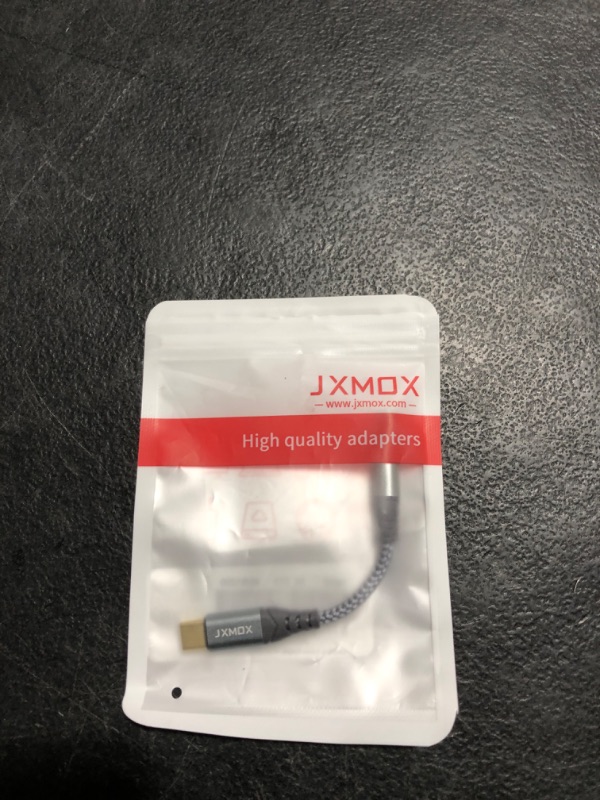 Photo 1 of JXMOX USB Type C to 3.5mm Female Headphone Jack Adapter, USB C to Aux Audio Dongle Cable Cord Compatible with iPhone 16 Pro Max 15 Pro Max, Samsung Galaxy S24 S23 S22 Ultra, Pixel, iPad Pro, MacBook