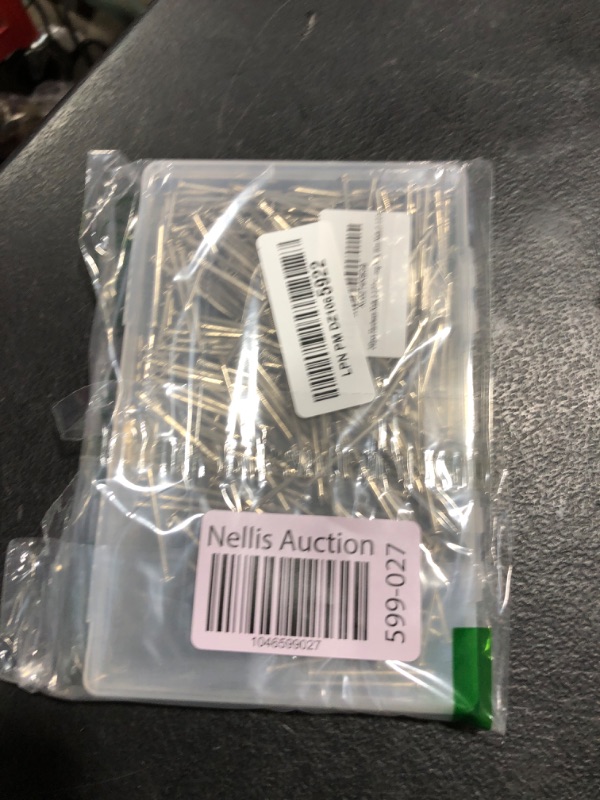 Photo 1 of 240pcs Hardware Nails, 1-1/2 Inches Nickel Plated Hanging Nails, Wall Nails for Hanging Picture, Wood Nails, Long Nails, Wire Nails (1-1/2 in)