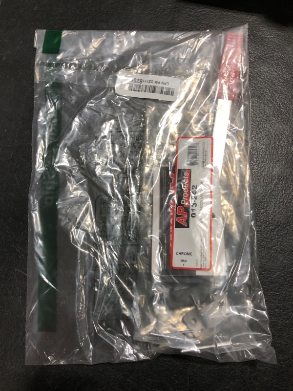Photo 1 of AP Products 013-242 Exit Window Latch, White , Black