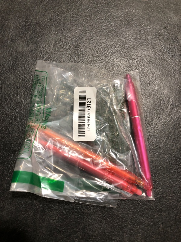 Photo 1 of Pilot, FriXion Clicker Erasable Gel Pens, Fine Point 0.7 mm, Pack of 15, Assorted Colors