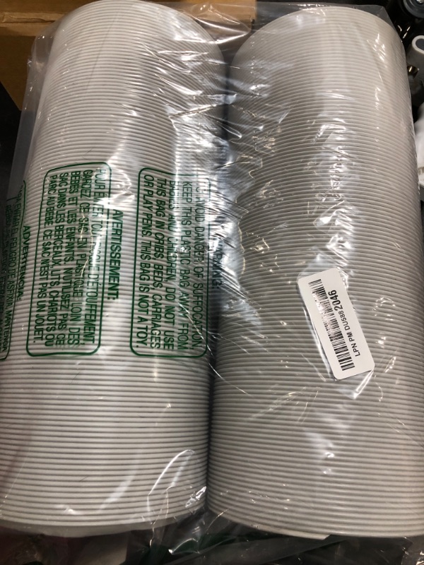 Photo 1 of 2 Pack Portable Air Conditioner Exhaust Vent Hose, Universal Flexible AC Hose with 5.9" Diameter, Anti-Clockwise Thread, Length up to 79"
