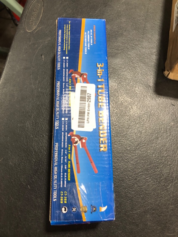 Photo 1 of Tube Bender - 180 Degree 3 in 1 Pipe Bender Suitable for Bending 1/4" 5/16" 3/8" OD Copper? Brass? Aluminum & Thin Steel Pipes - Black