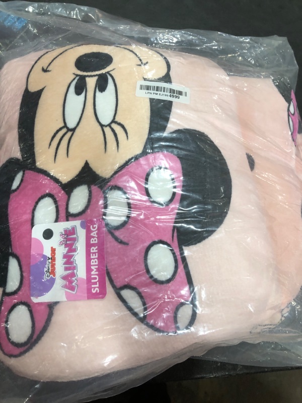 Photo 1 of Northwest Minnie Mouse Silk Touch Sherpa Slumber Bag, 27" x 56", Favorite Things