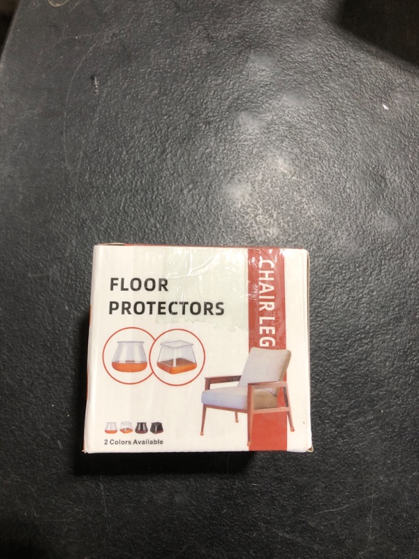 Photo 1 of 24 Pcs Chair Leg Floor Protectors for Hardwood Floors Silicone Covers to Protect Wood Tile Floors Scratches Felt Pads Furniture Leg Caps No Noise (Fit:0.5"-0.89")