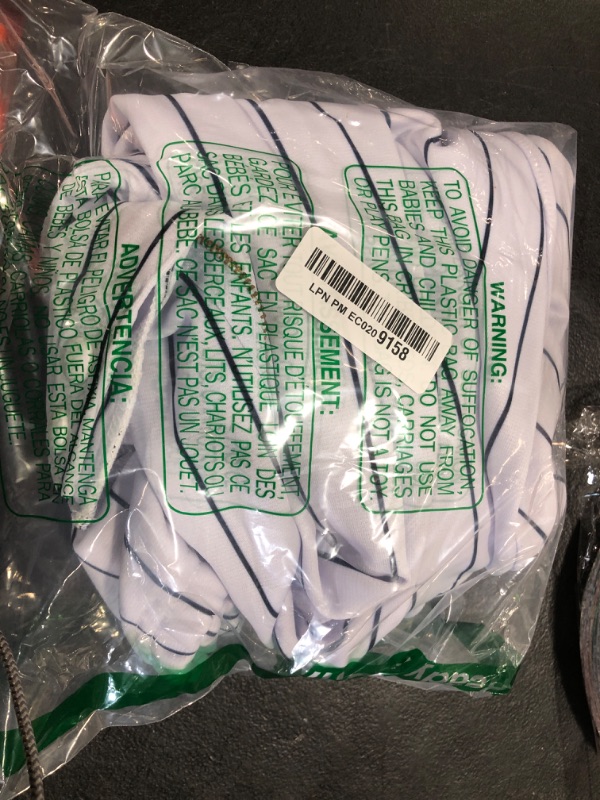 Photo 1 of EvoShield Men's Salute Pinstripe Knicker Pant - Team White/Navy, Size X-Large