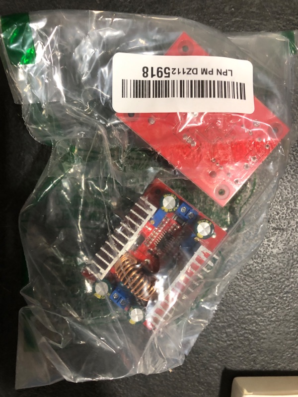 Photo 1 of XIITIA 2pcs DC 400W 15A Step-up Boost Converter Constant Current Power Supply LED Driver DC8.5V-50V to DC10V-60V Voltage Charger Step Up Module for Electric Equipment