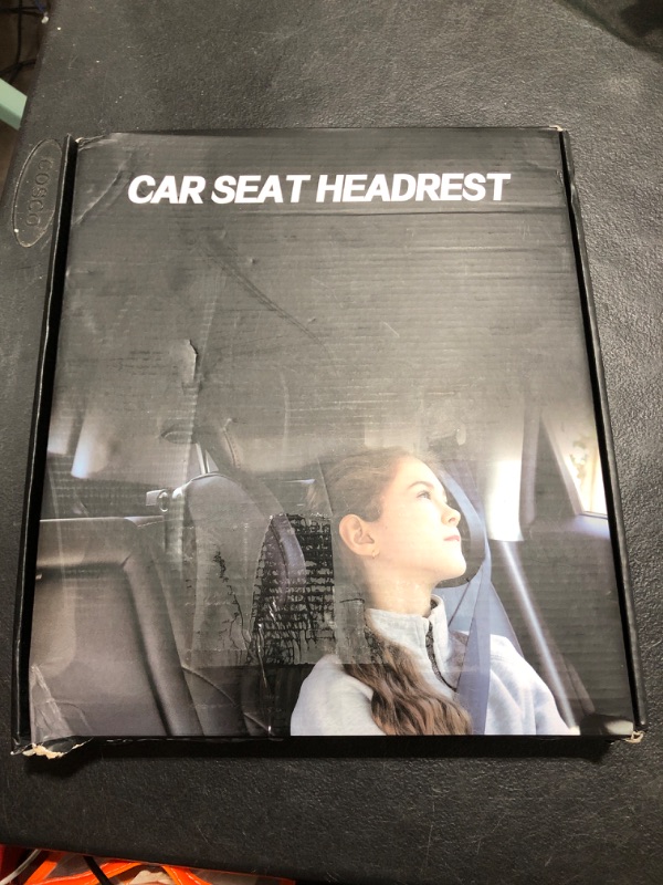 Photo 1 of zorunowa Car Headrest Pillow, Thickened Memory Foam Road Pal Headrest, Neck Support Pillow, 180° Adjustable Car Headrest, U- Shaped Design, Travel Car Sleeping,Suitable for Kids and Adults (Black)