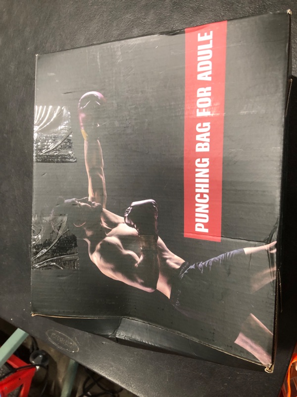 Photo 1 of Freestanding Punching Bag for Adults, 70'' Boxing Bag with Stand Kicking Bag Heavy Bag with Boxing Gloves and Electric Air Pump, Women Men Kickboxing Bags for Beginners Training MMA Muay Thai Fitness