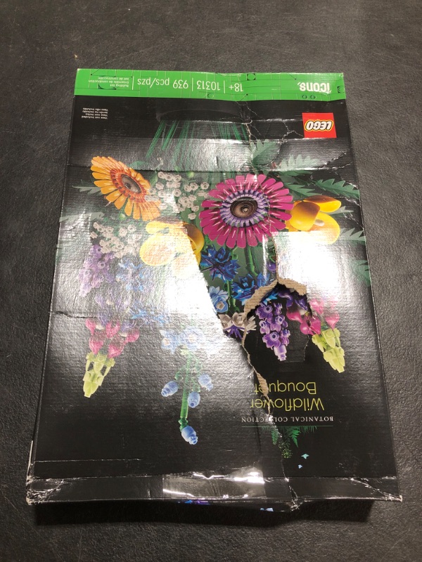 Photo 1 of LEGO Botanicals Artificial Wildflower Bouquet - Fake Indoor Flowers Building Set for Home, Kitchen, Desk Decoration, Adults Ages 18+ - Gift for Graduation - 10313