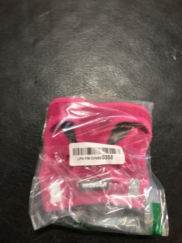 Photo 1 of Best Pet Supplies - All Weather Mesh, Reflective, No Pull Harness for Small, Medium Dogs, Cats - Secure with Hook & Loop Fastener, Buckle, Double D-Rings - Fuchsia, XXS