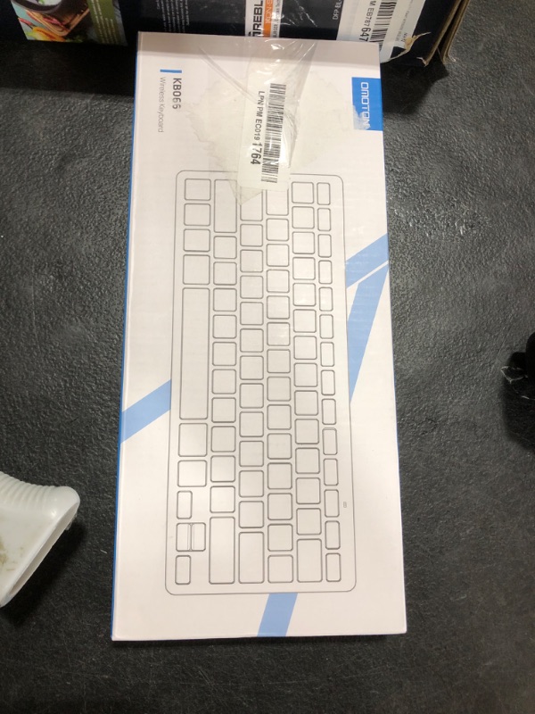 Photo 1 of OMOTON Bluetooth Keyboard Compatible with iPad 10th Generation, iPad 10.2 (9th/8th/7th), iPad Pro 13/12.9/11 inch, iPad Air/Mini and More Bluetooth Enabled Devices, Black