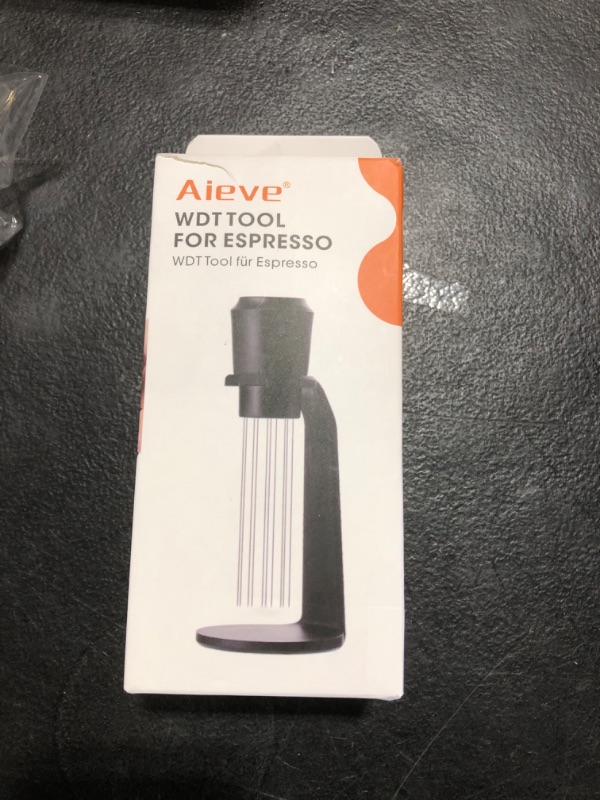 Photo 1 of Aieve WDT Tool Espresso, Distribution Tool Espresso Accessories, 10 Needle Coffee Stirrer with Stand for Barista (Ease of Use in 2 Ways Installtion)