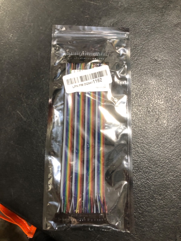 Photo 1 of California JOS 40 PCS 20 CM (8 inch) Breadboard Jumper Wires Length Optional Dupont Wire Assorted Kit Female to Male Multicolored Ribbon Cables
