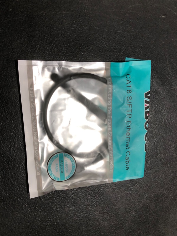 Photo 1 of Cat 8 Ethernet Cable, 1.5Ft 3Ft 6Ft 10Ft 15Ft 20Ft 30Ft 40Ft 50Ft 60Ft 100Ft Heavy Duty High Speed Internet Network Cable, Professional LAN Cable Shielded in Wall, Indoor&Outdoor