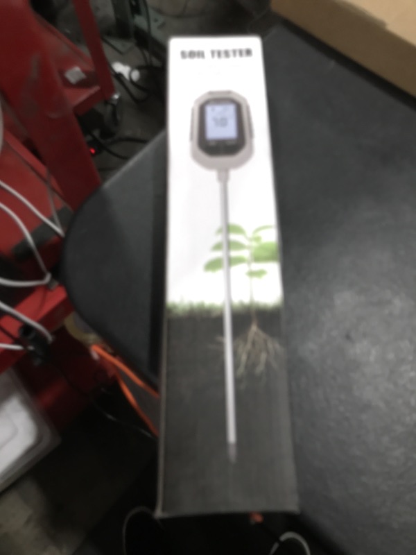 Photo 1 of 4-in-1 Soil Moisture Meter Digital Plant Temperature/Soil Moisture/PH Meter/Sunlight Intensity Backlight LCD Display Soil Test Meter for Gardening, Farming and Outdoor Plants