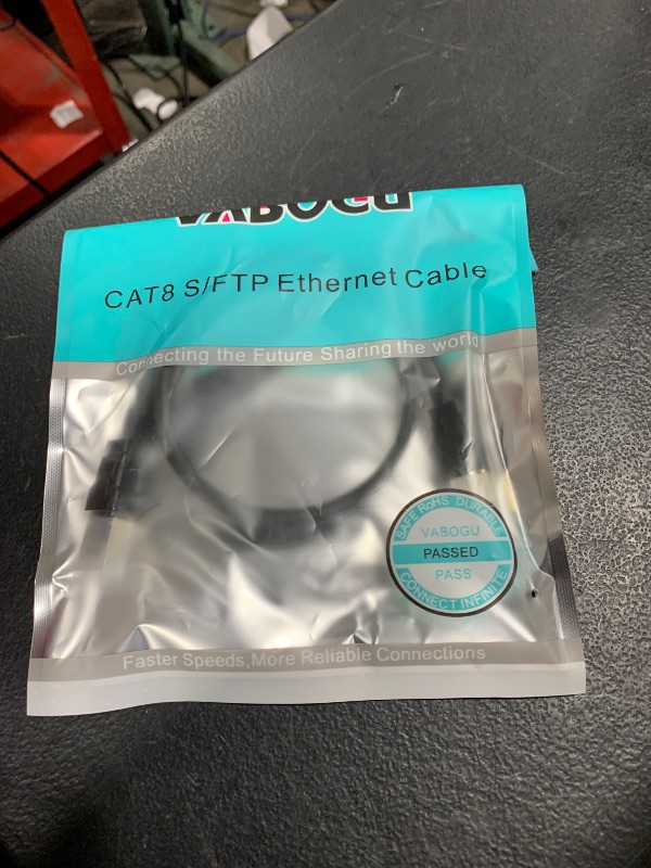 Photo 1 of Cat 8 Ethernet Cable, 1.5Ft 3Ft 6Ft 10Ft 15Ft 20Ft 30Ft 40Ft 50Ft 60Ft 100Ft Heavy Duty High Speed Internet Network Cable, Professional LAN Cable Shielded in Wall, Indoor&Outdoor