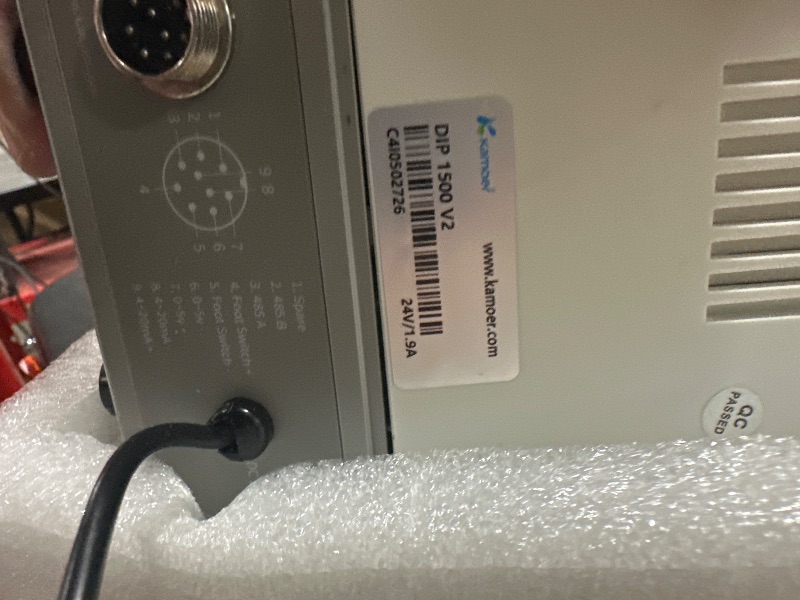 Photo 1 of Kamoer DIP1500 peristaltic Pump 24V 1500ml/min high Flow Intelligent Variable Speed 0.1-400rpm Liquid dosing Pump 3 rotors LED Screen RS485 7.9mm x 11.1mm (IDxOD)