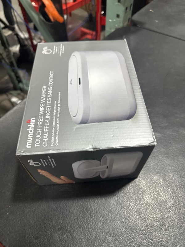 Photo 1 of Munchkin Touch Free Baby Wipe Warmer with Nightlight & Motion Sensor, White